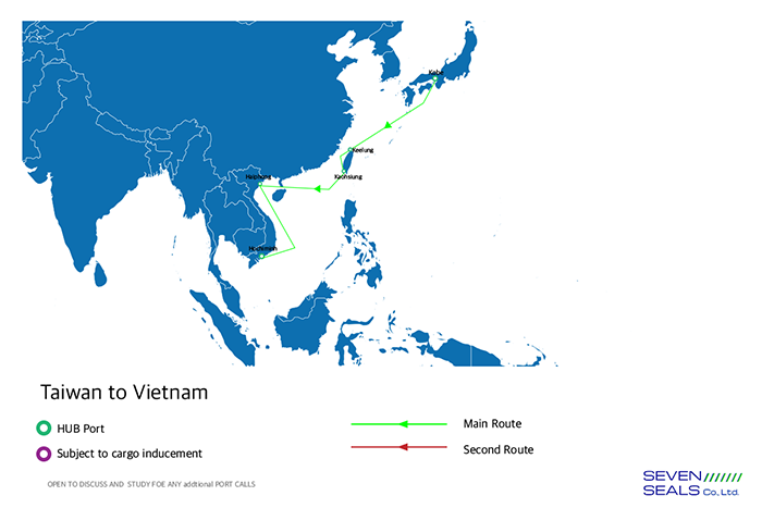 台湾・ベトナム航路